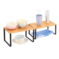 Factory price easy assembly multipurpose use  fashion sturdy stable adjustable and great corner wooden kitchen shelf